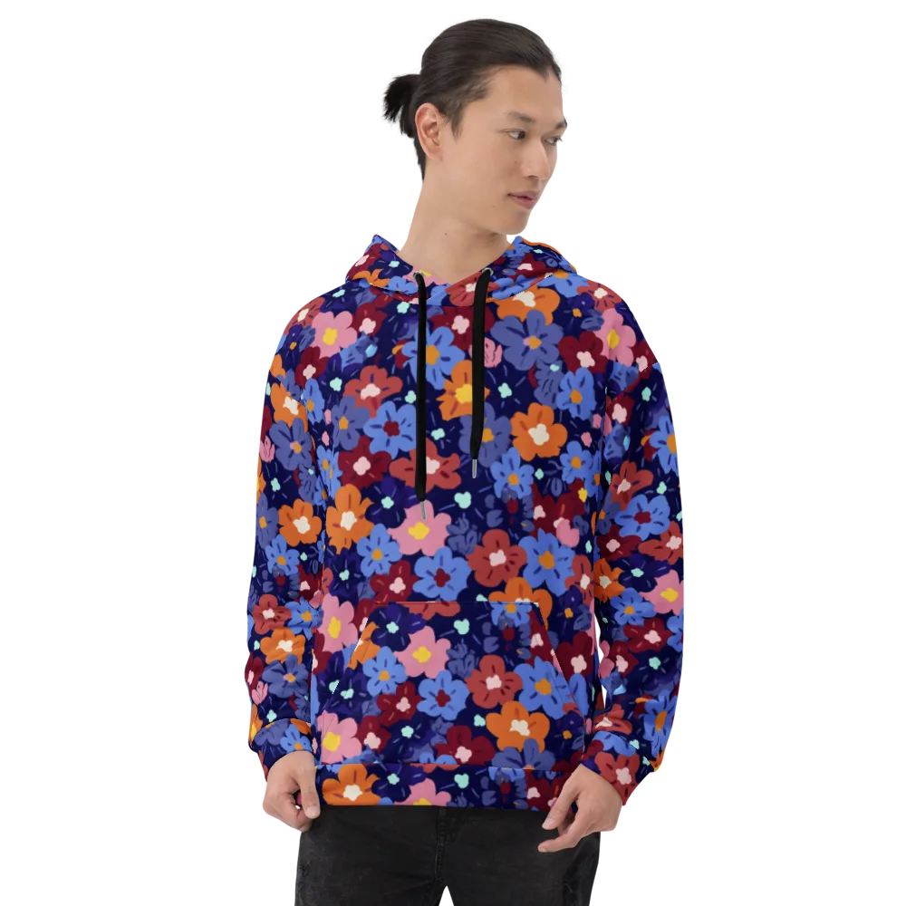 Electric Posy on Hoodie — Front