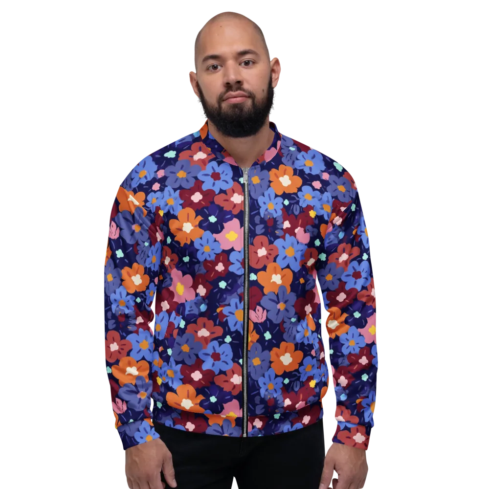 Electric Posy on Bomber Jacket — Front