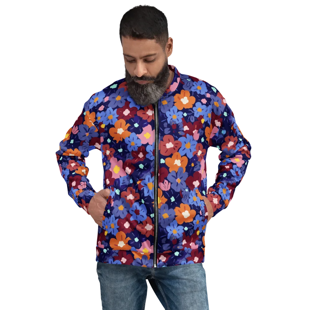 Electric Posy on Bomber Jacket — Front