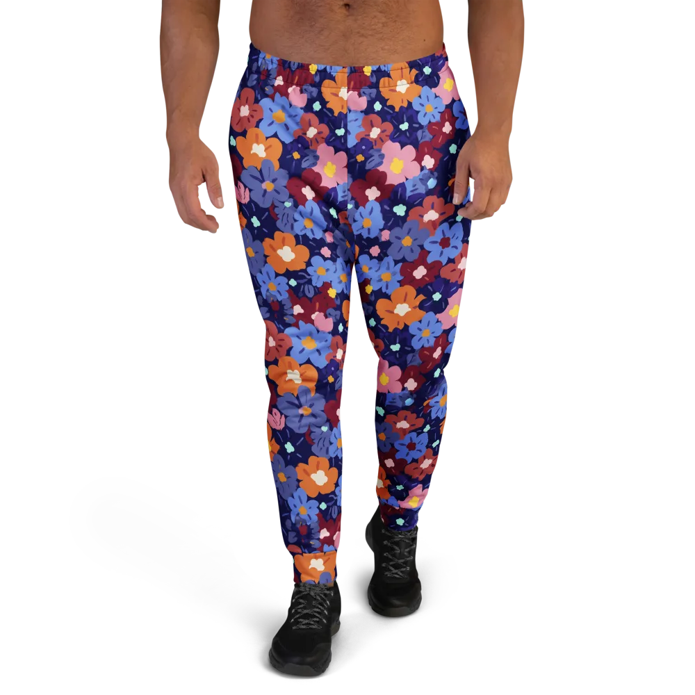 Electric Posy on Men's Joggers — Front