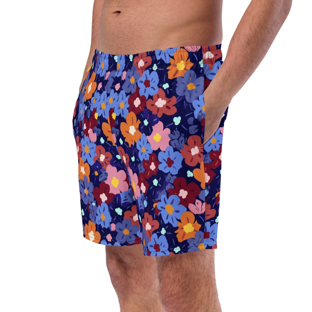 Electric Posy on Swim Trunks — Left Front