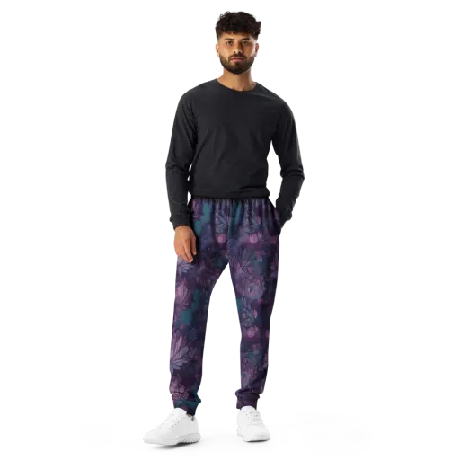 Indigo Bloomscape on a Men's Joggers