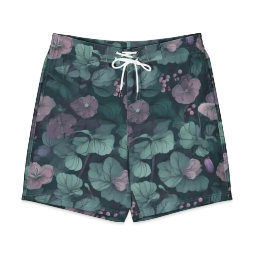 Mauve Canopy on a Men's Board Shorts
