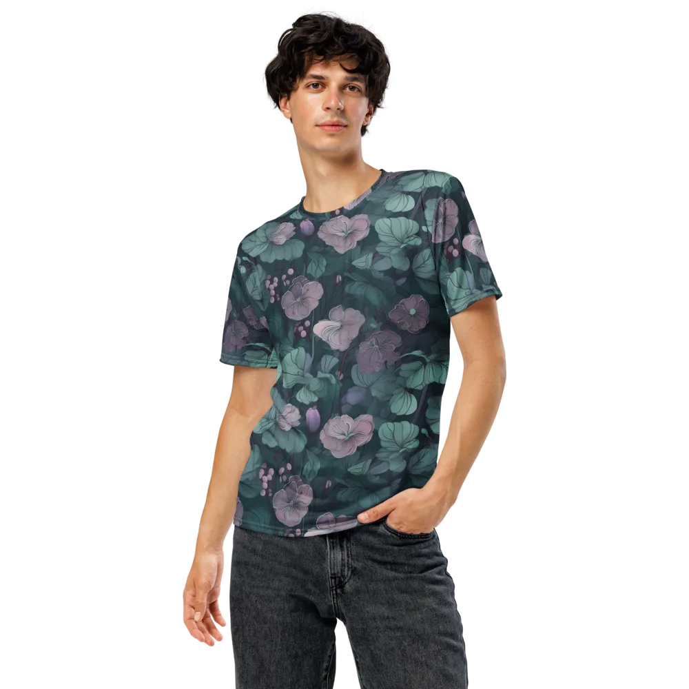 Mauve Canopy on Men's Crew Neck T-Shirt — Front