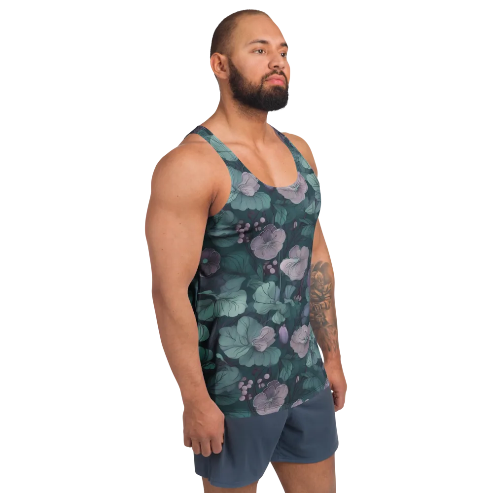 Mauve Canopy on Men's Tank Top — Right Front