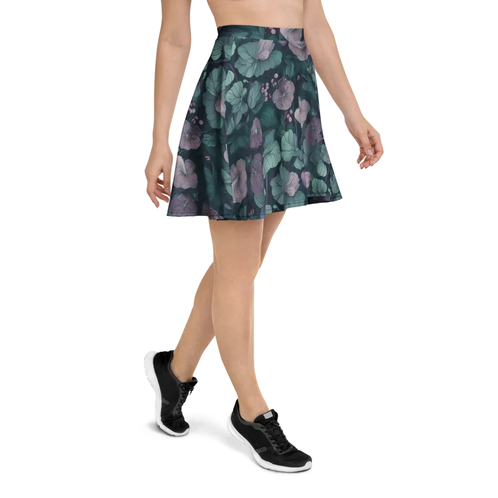 Mauve Canopy on Skater Skirt — Right