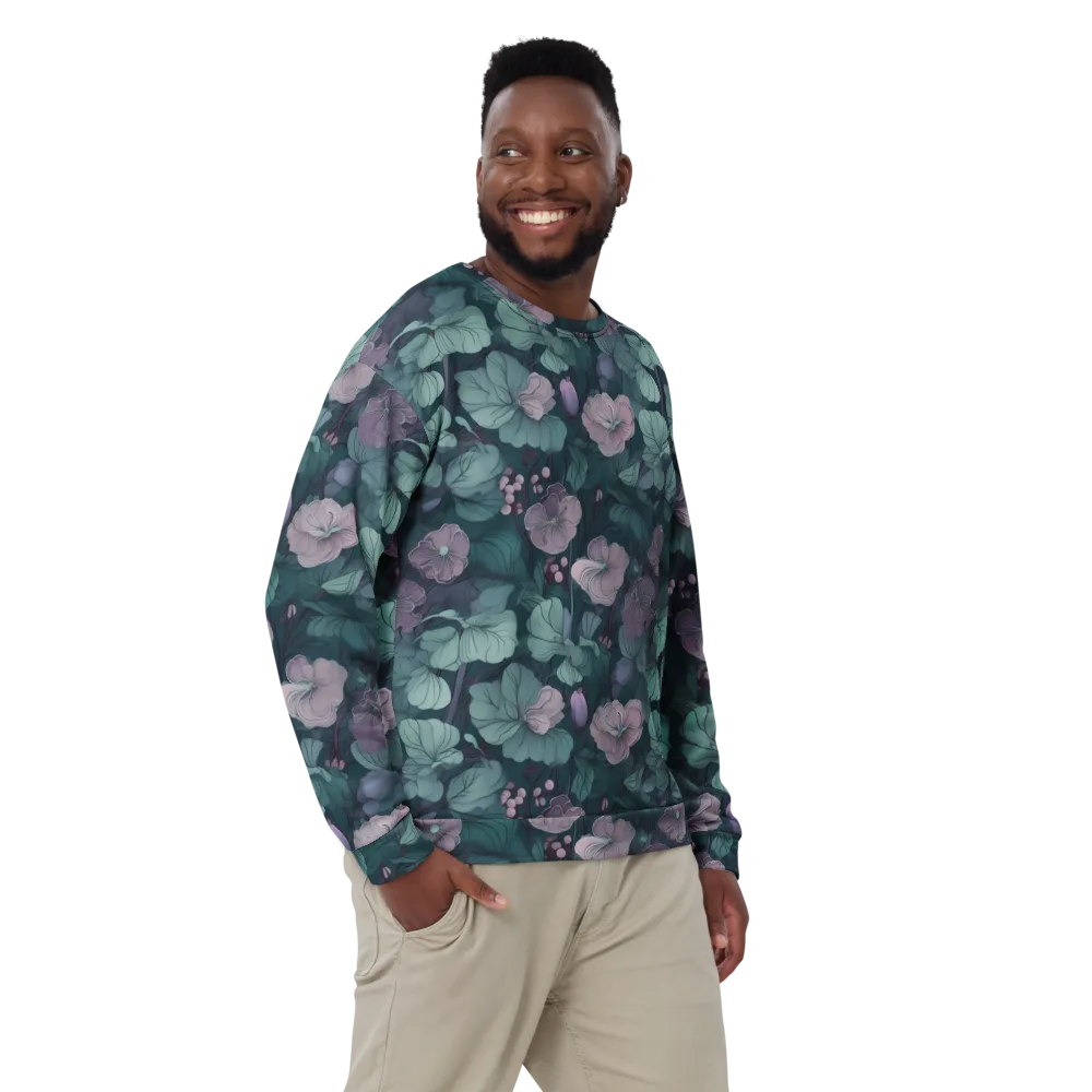 Mauve Canopy on Sweatshirt — Front