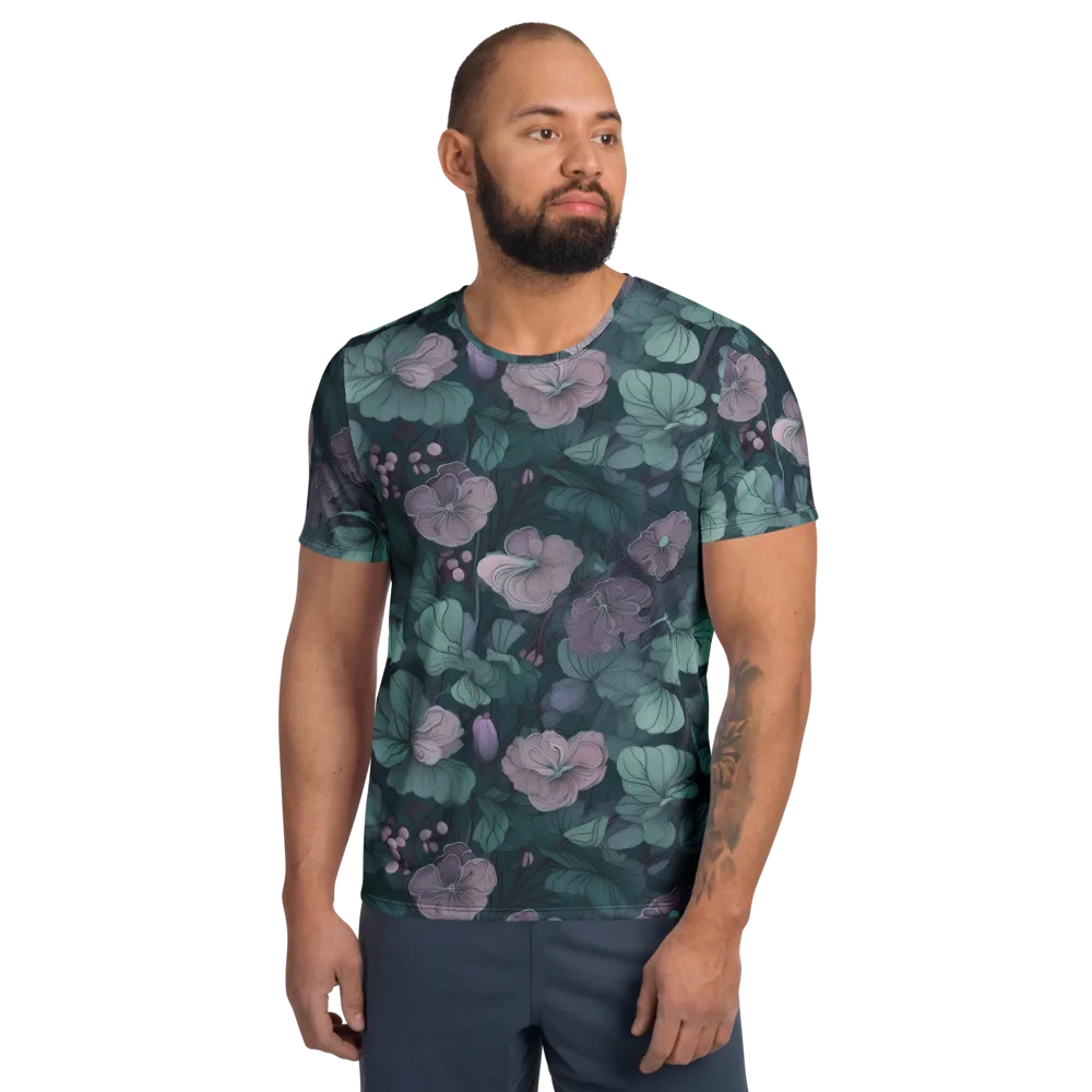 Mauve Canopy on Men's Athletic T-Shirt — Front