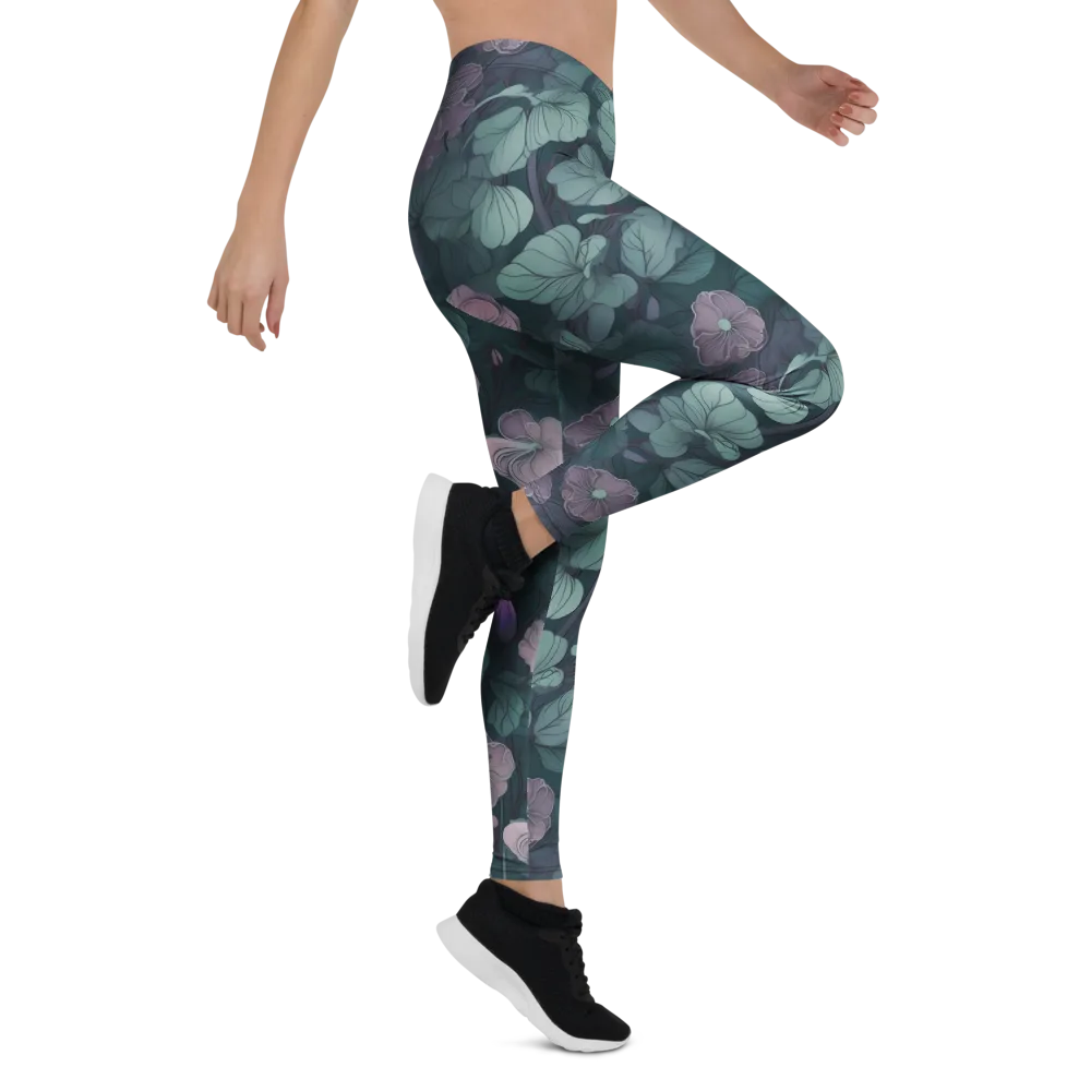 Mauve Canopy on Leggings — Right