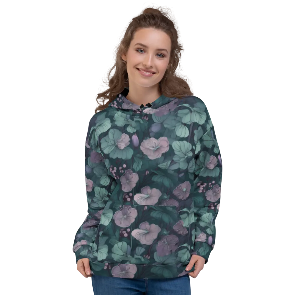 Mauve Canopy on Hoodie — Front