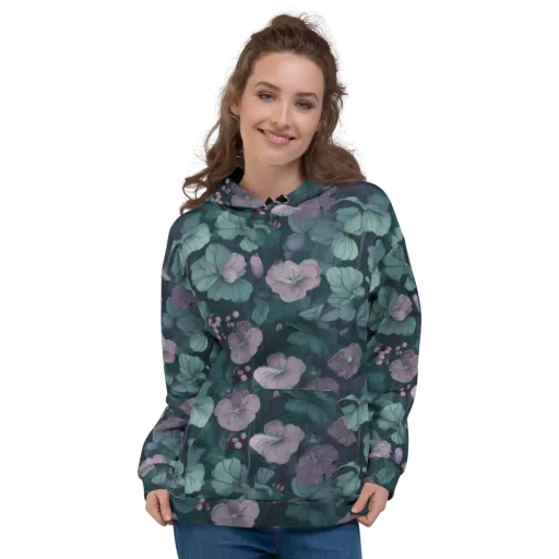 Mauve Canopy on a Hoodie