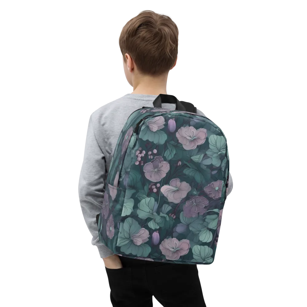 Mauve Canopy on Minimalist Backpack — Zoomed-in
