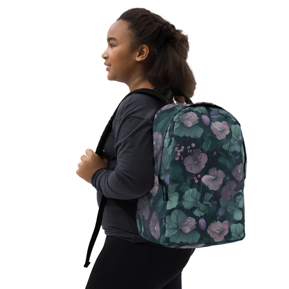 Mauve Canopy on Minimalist Backpack — Right Front