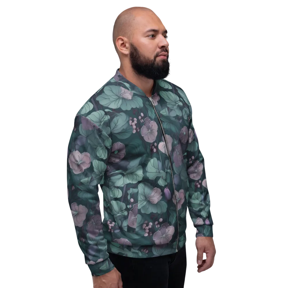 Mauve Canopy on Bomber Jacket — Right