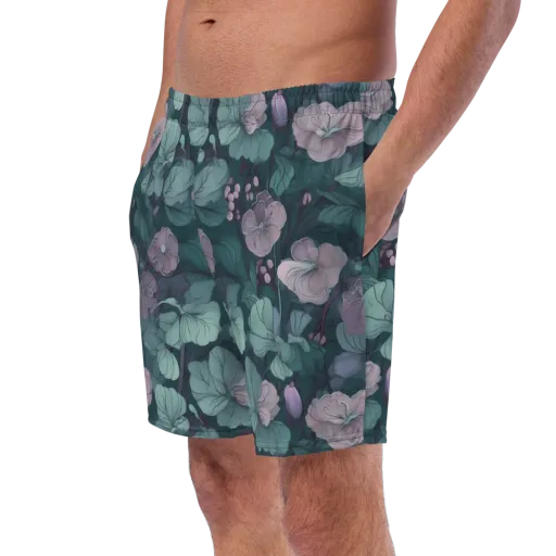 Mauve Canopy on a Swim Trunks