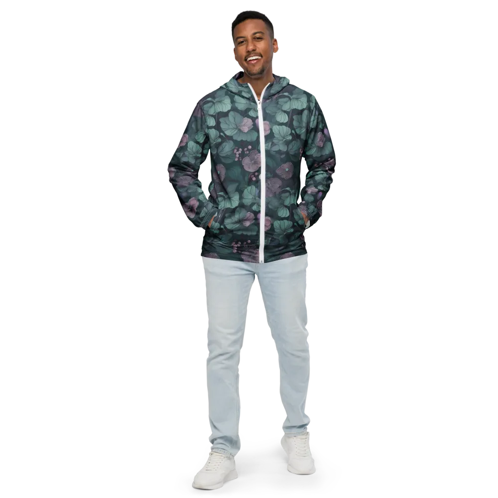 Mauve Canopy on Men's Windbreaker — Front