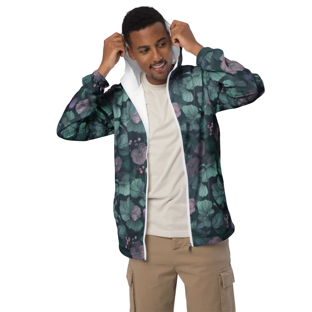 Mauve Canopy on Men's Windbreaker — Front