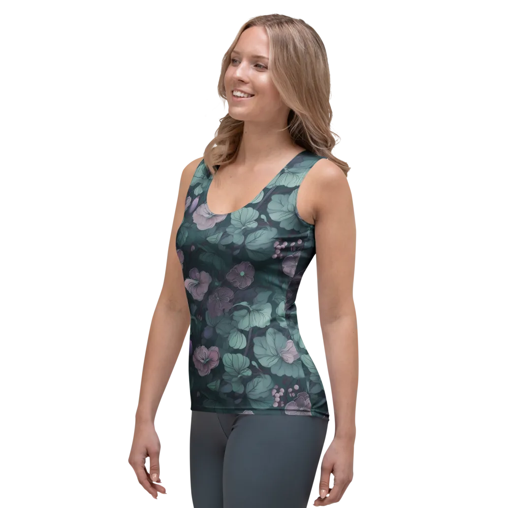 Mauve Canopy on Women's Tank Top — Left Front