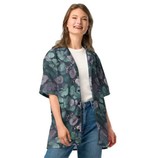 Mauve Canopy on a Button Shirt