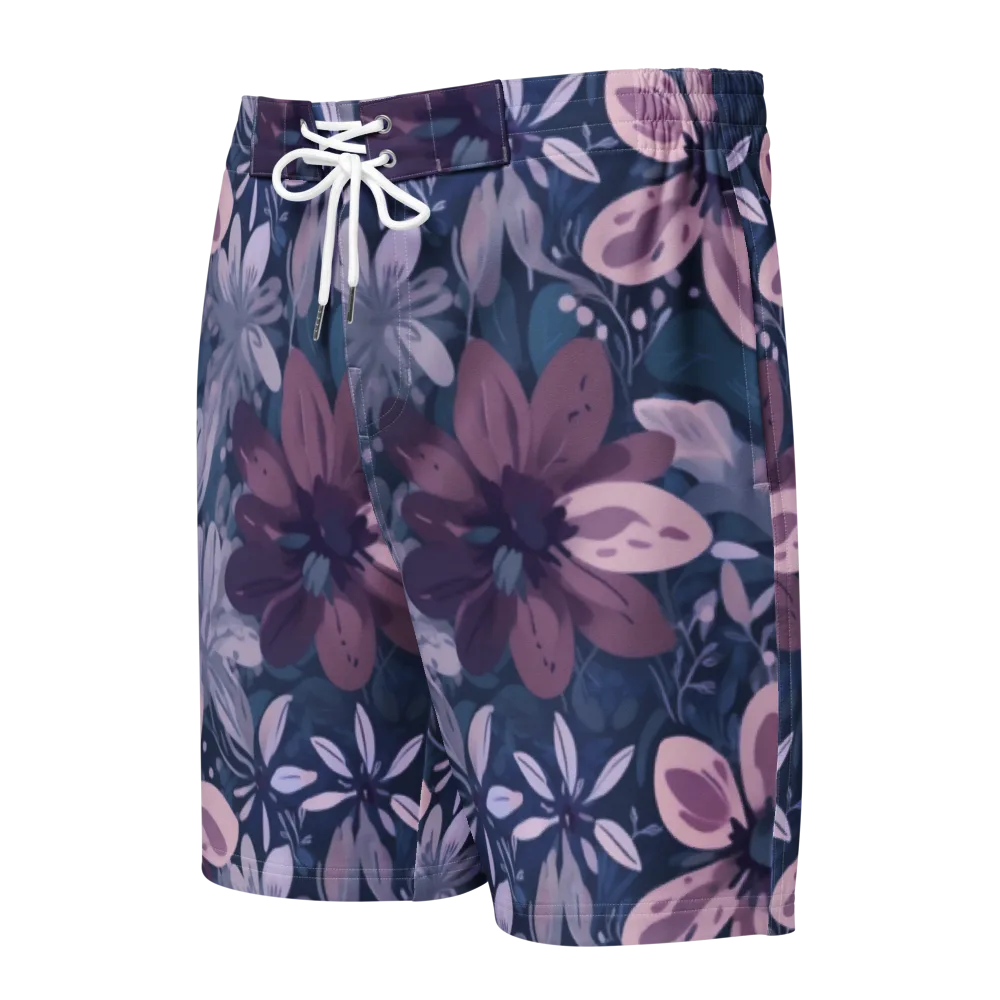 Moonlit Garden on Men's Board Shorts — Front