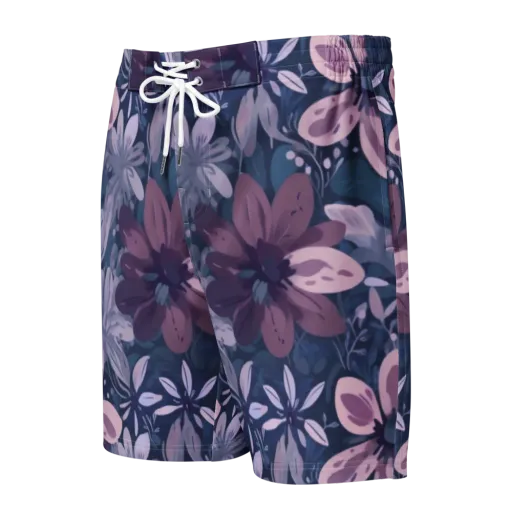 Moonlit Garden on a Men's Board Shorts