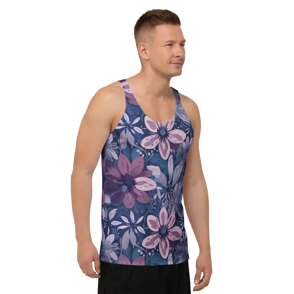 Moonlit Garden on Men's Tank Top — Right Front