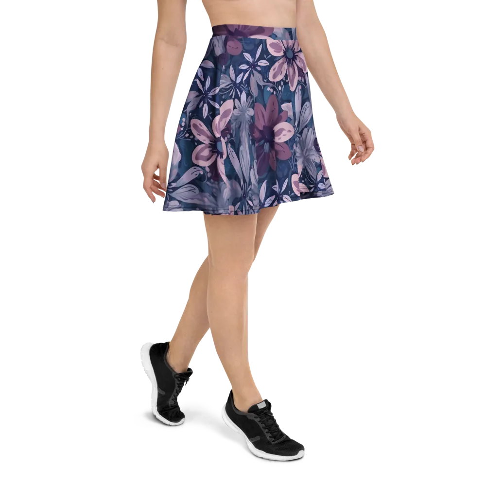 Moonlit Garden on Skater Skirt — Right