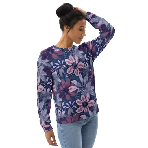 Moonlit Garden on a Sweatshirt