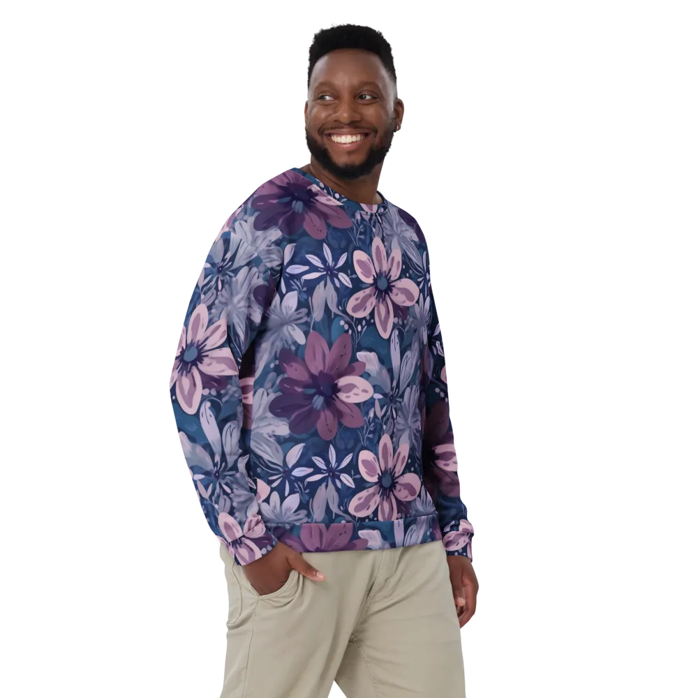 Moonlit Garden on Sweatshirt — Front