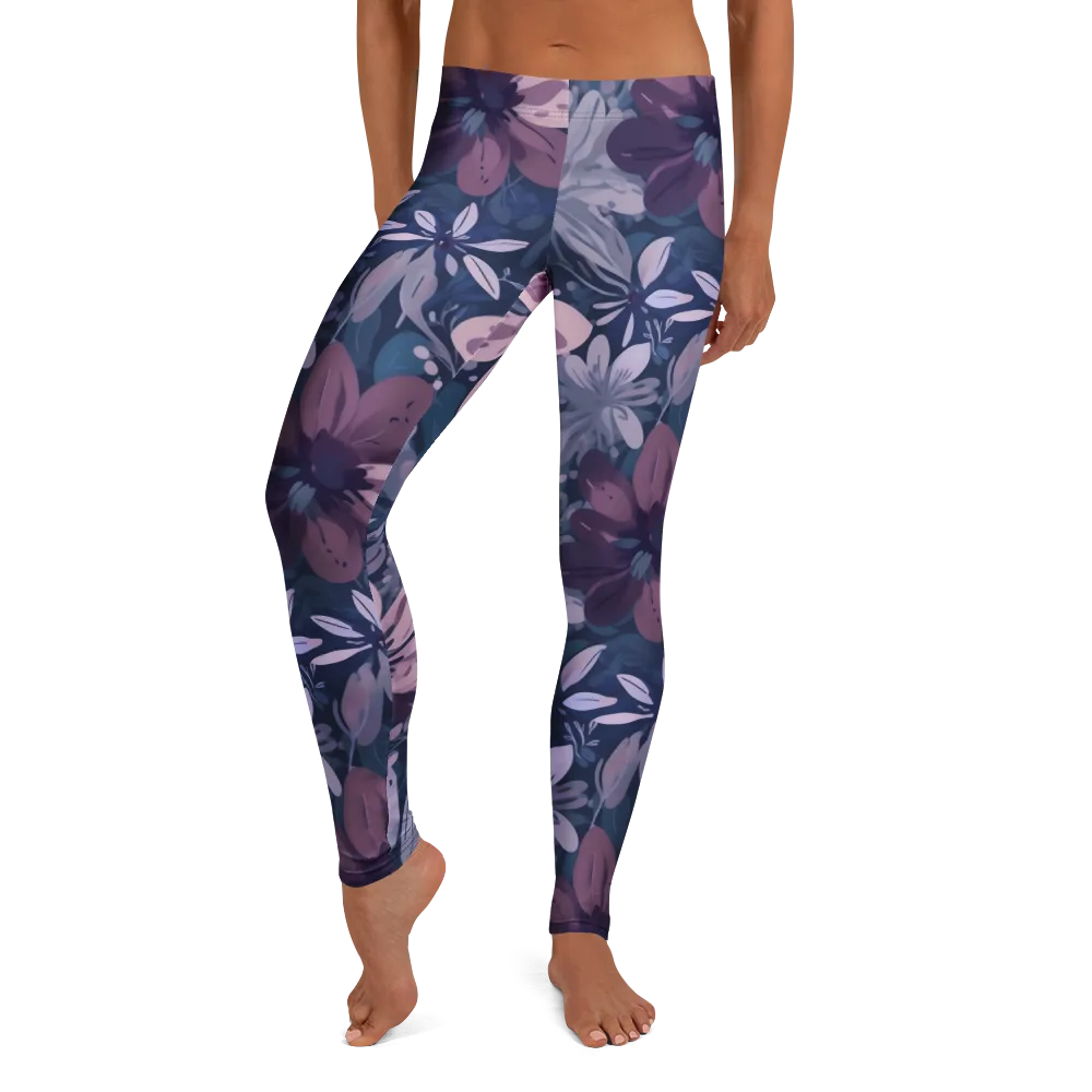 Moonlit Garden on Leggings — Front