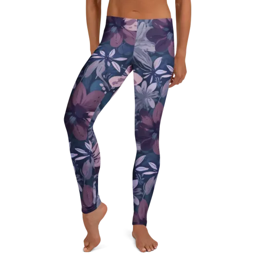 Moonlit Garden on a Leggings