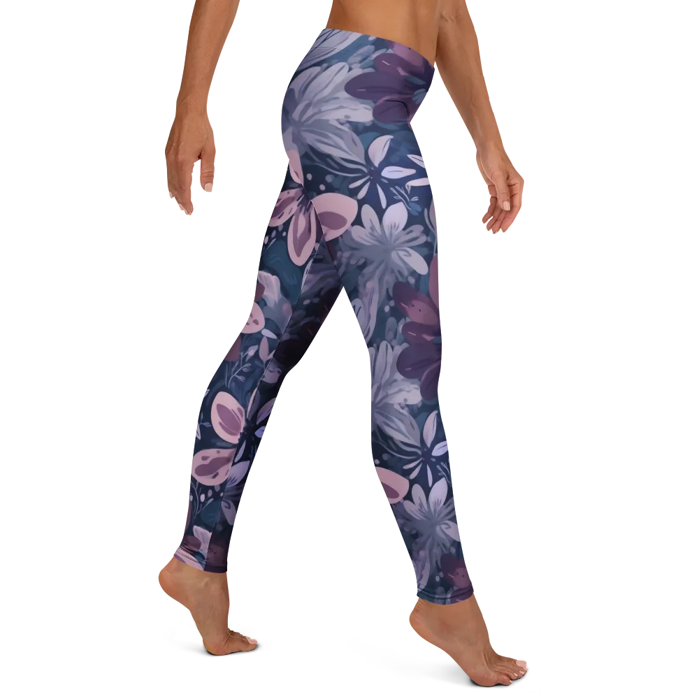 Moonlit Garden on Leggings — Right