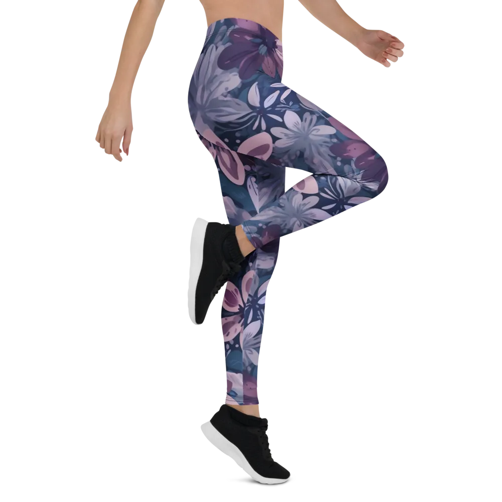 Moonlit Garden on Leggings — Right