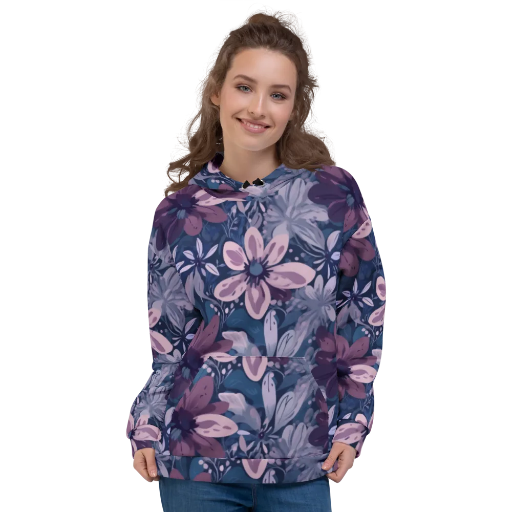 Moonlit Garden on Hoodie — Front