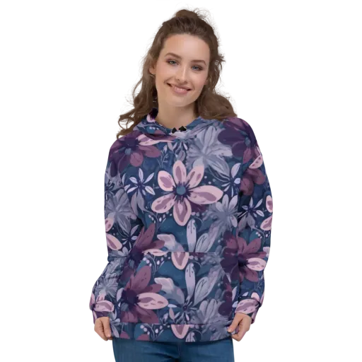 Moonlit Garden on a Hoodie