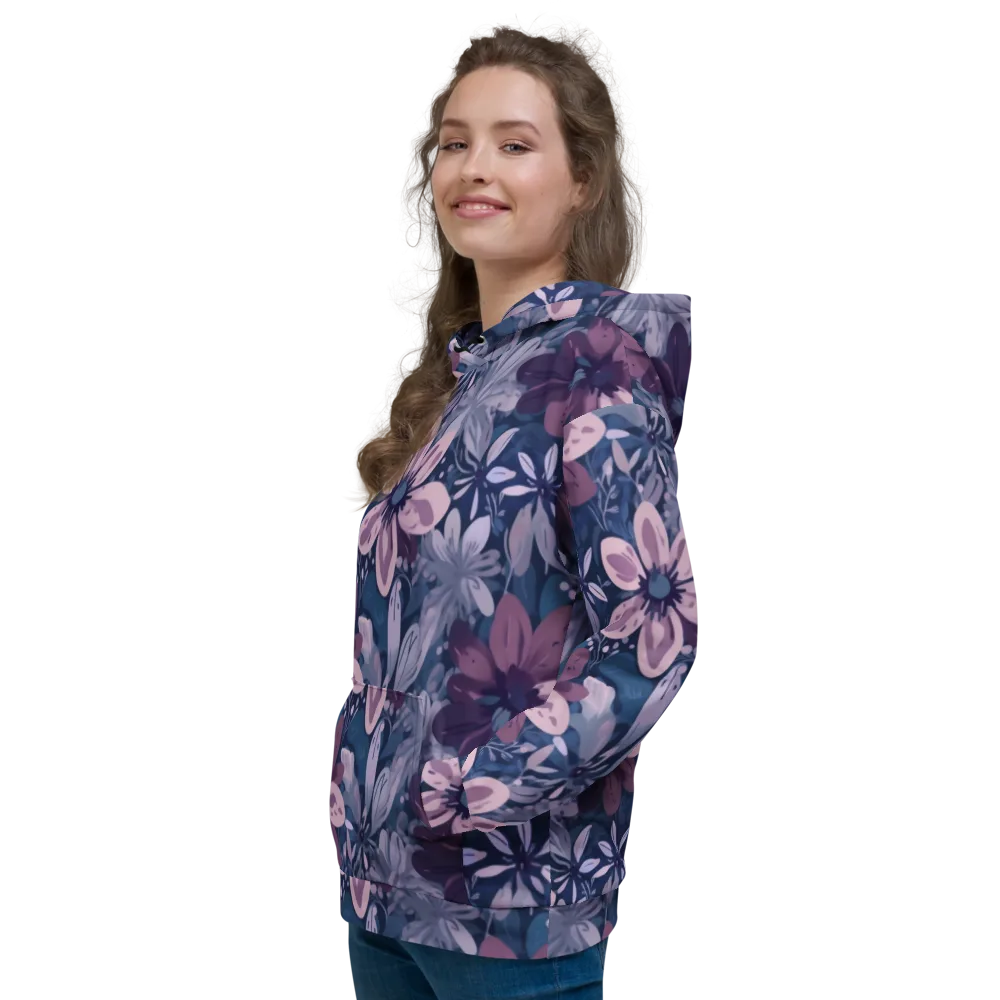 Moonlit Garden on Hoodie — Left