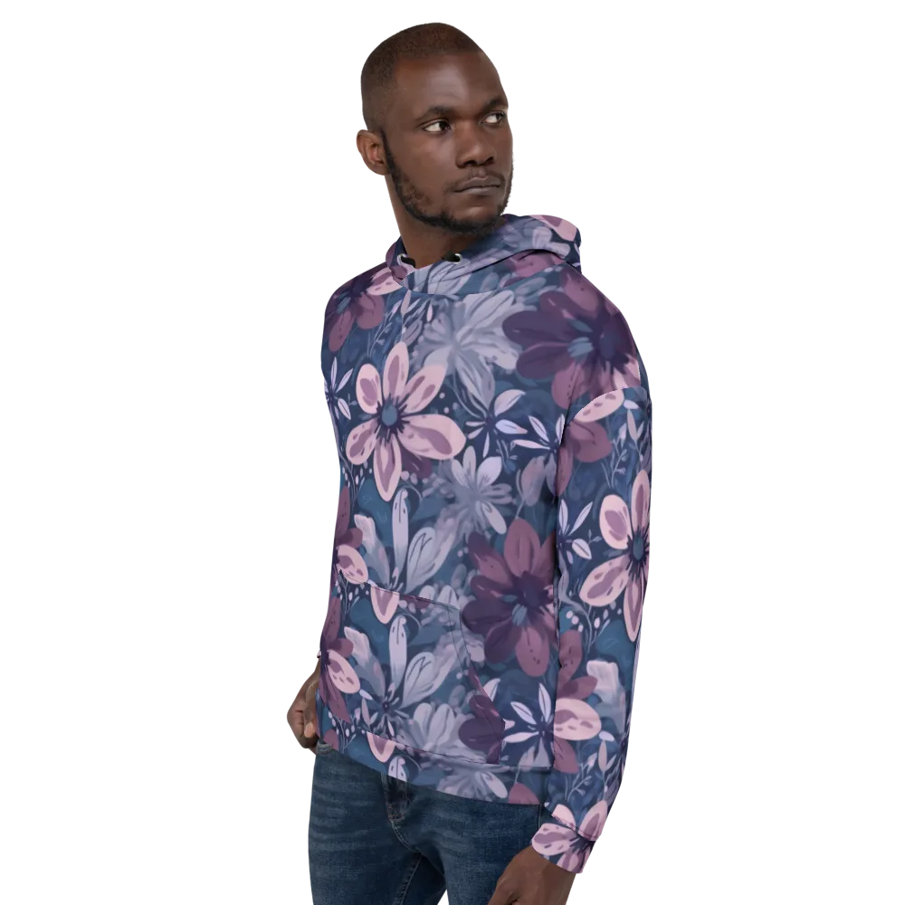 Moonlit Garden on Hoodie — Left