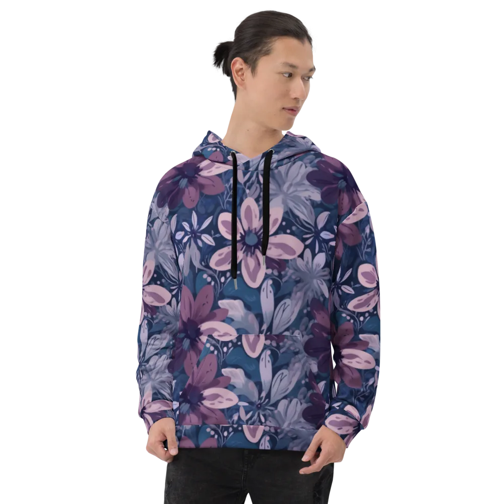 Moonlit Garden on Hoodie — Front
