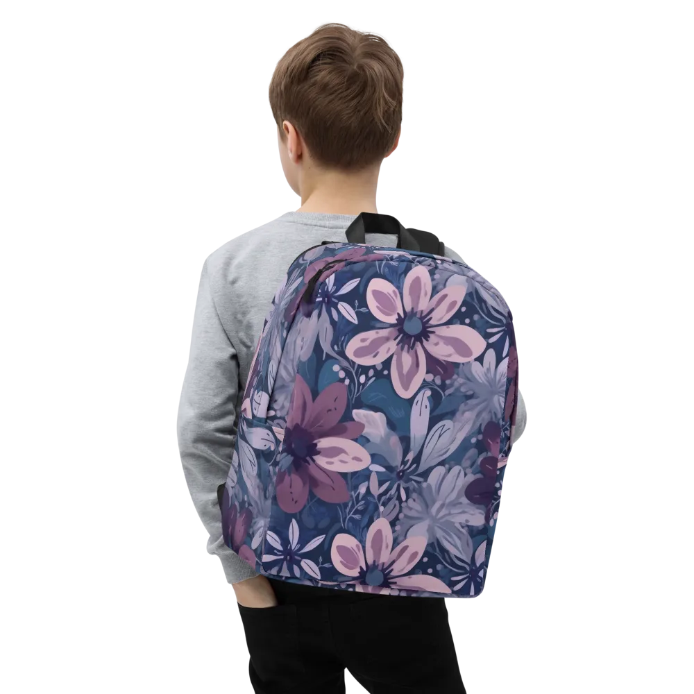 Moonlit Garden on Minimalist Backpack — Zoomed-in