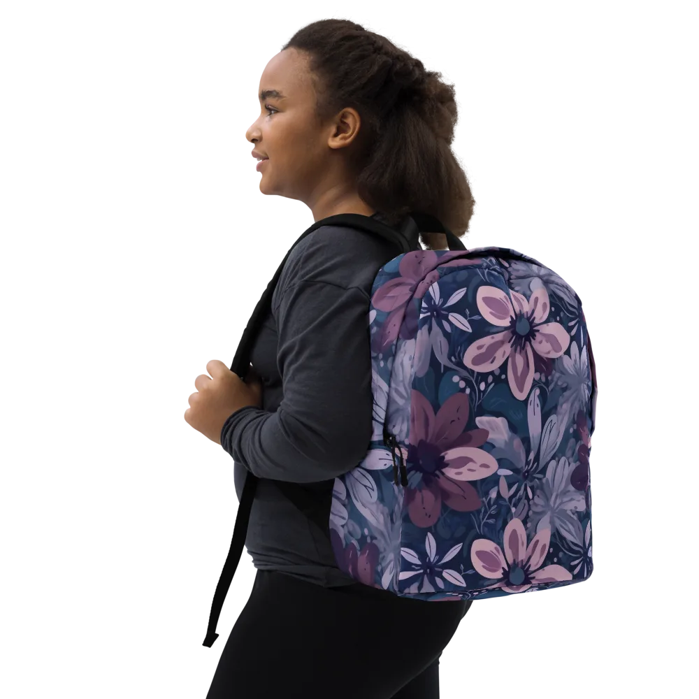 Moonlit Garden on Minimalist Backpack — Right Front
