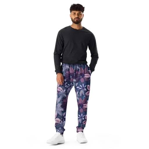 Moonlit Garden on a Men's Joggers