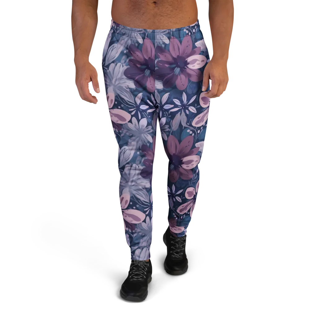 Moonlit Garden on Men's Joggers — Front