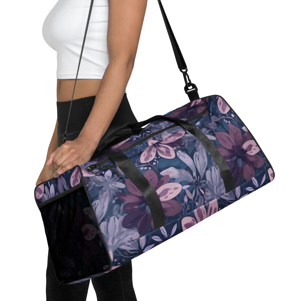 Moonlit Garden on Duffle Bag — Front