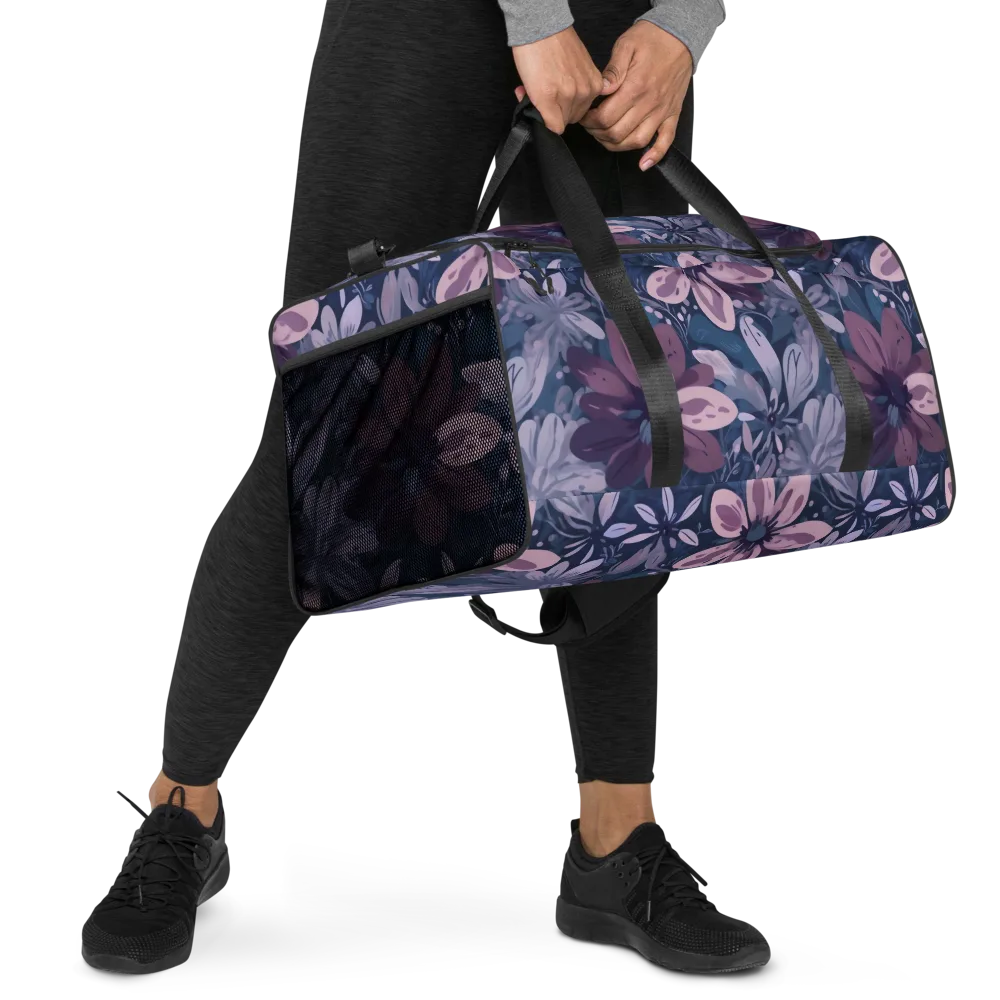 Moonlit Garden on Duffle Bag — Right Front