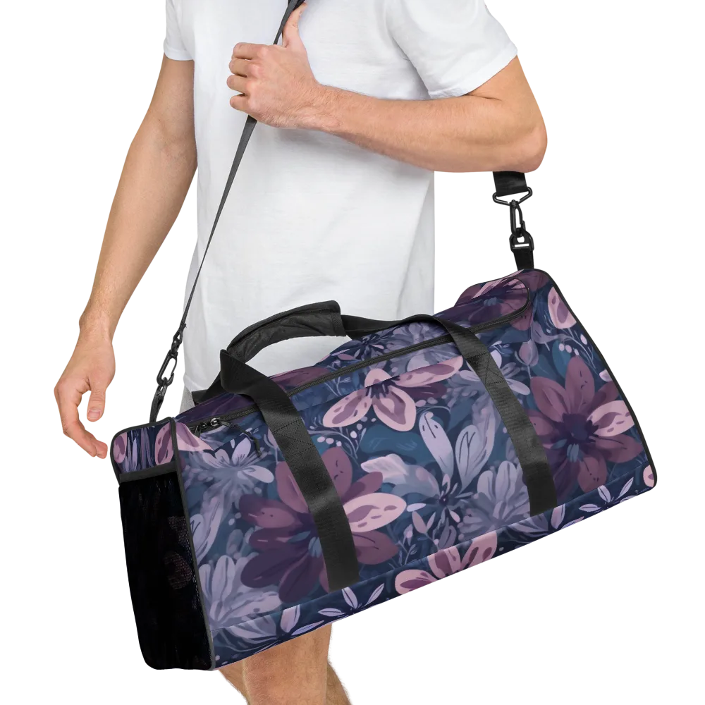 Moonlit Garden on Duffle Bag — Right Front