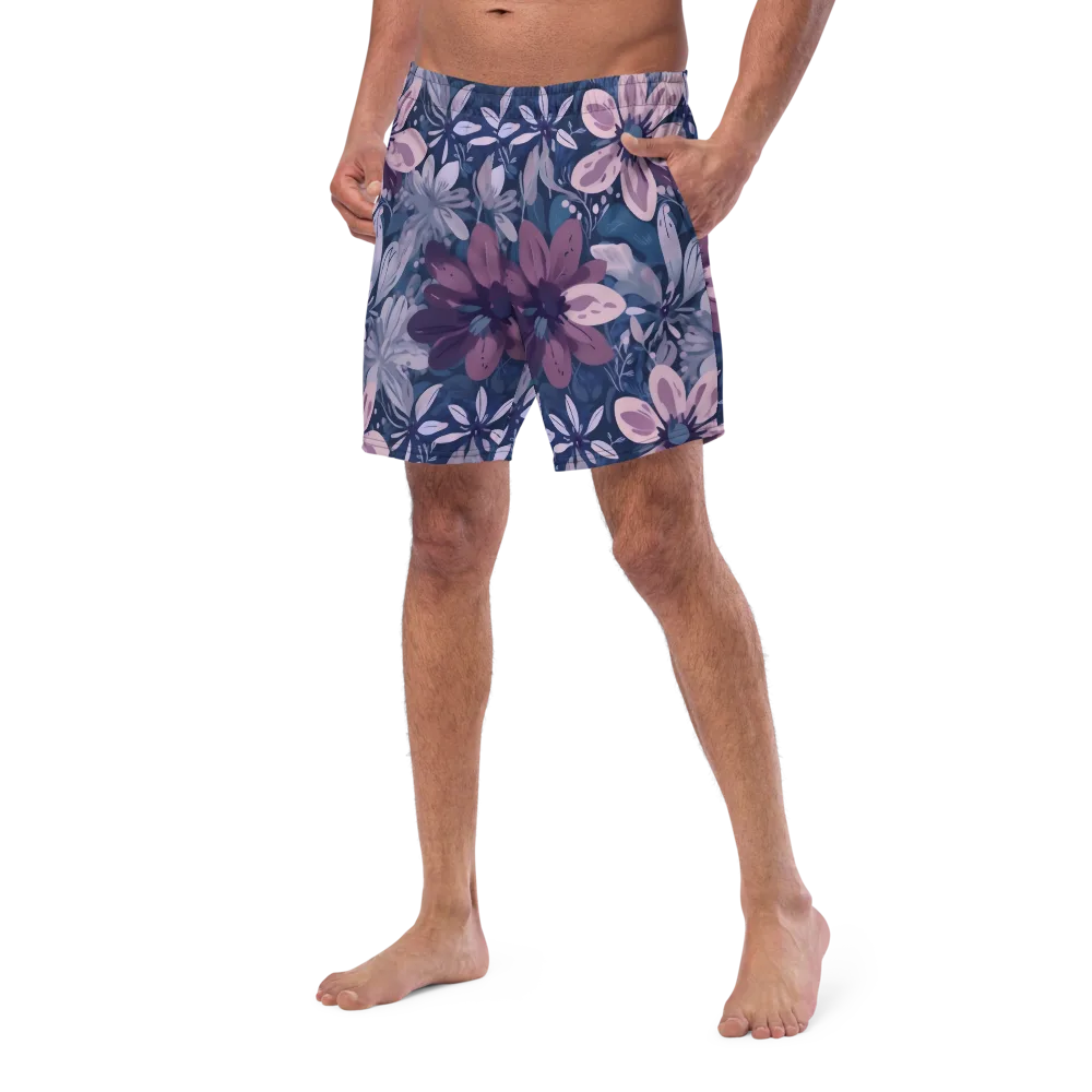 Moonlit Garden on Swim Trunks — Left Front