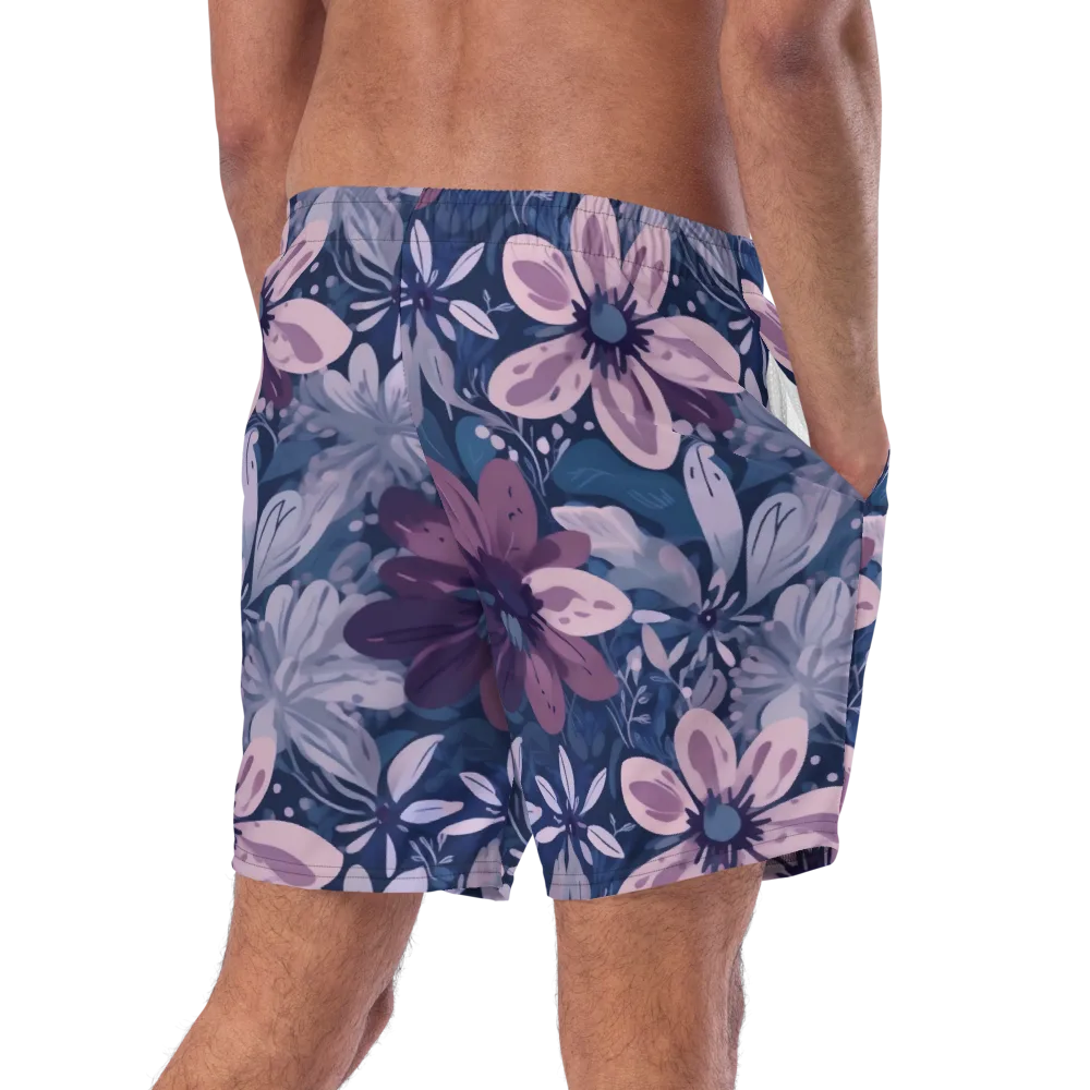 Moonlit Garden on Swim Trunks — Right Back