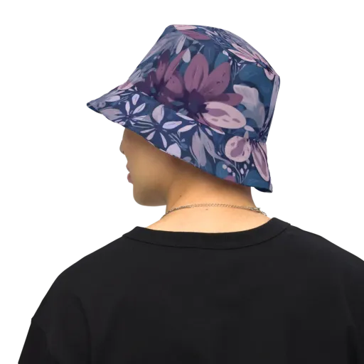 Moonlit Garden on a Reversible Bucket Hat