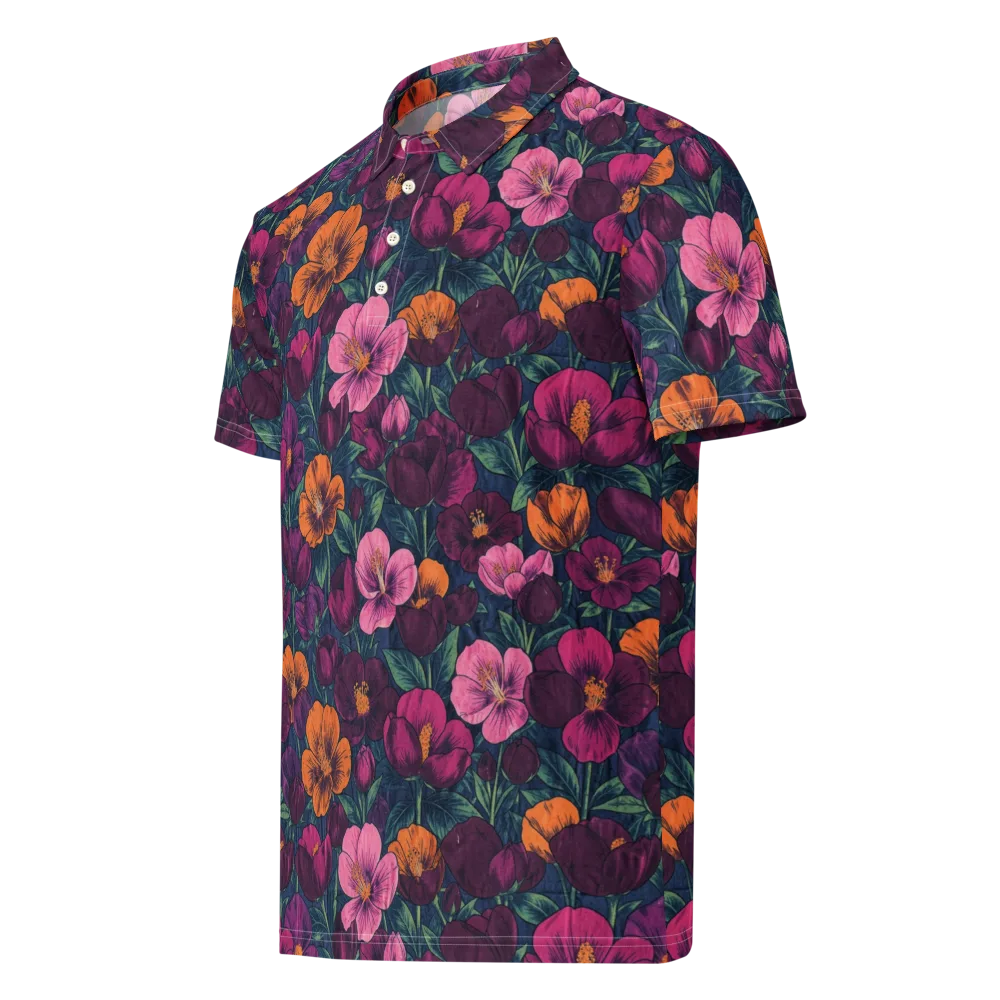 Indigo Hothouse on Men's Slim Fit Polo Shirt — Left Front