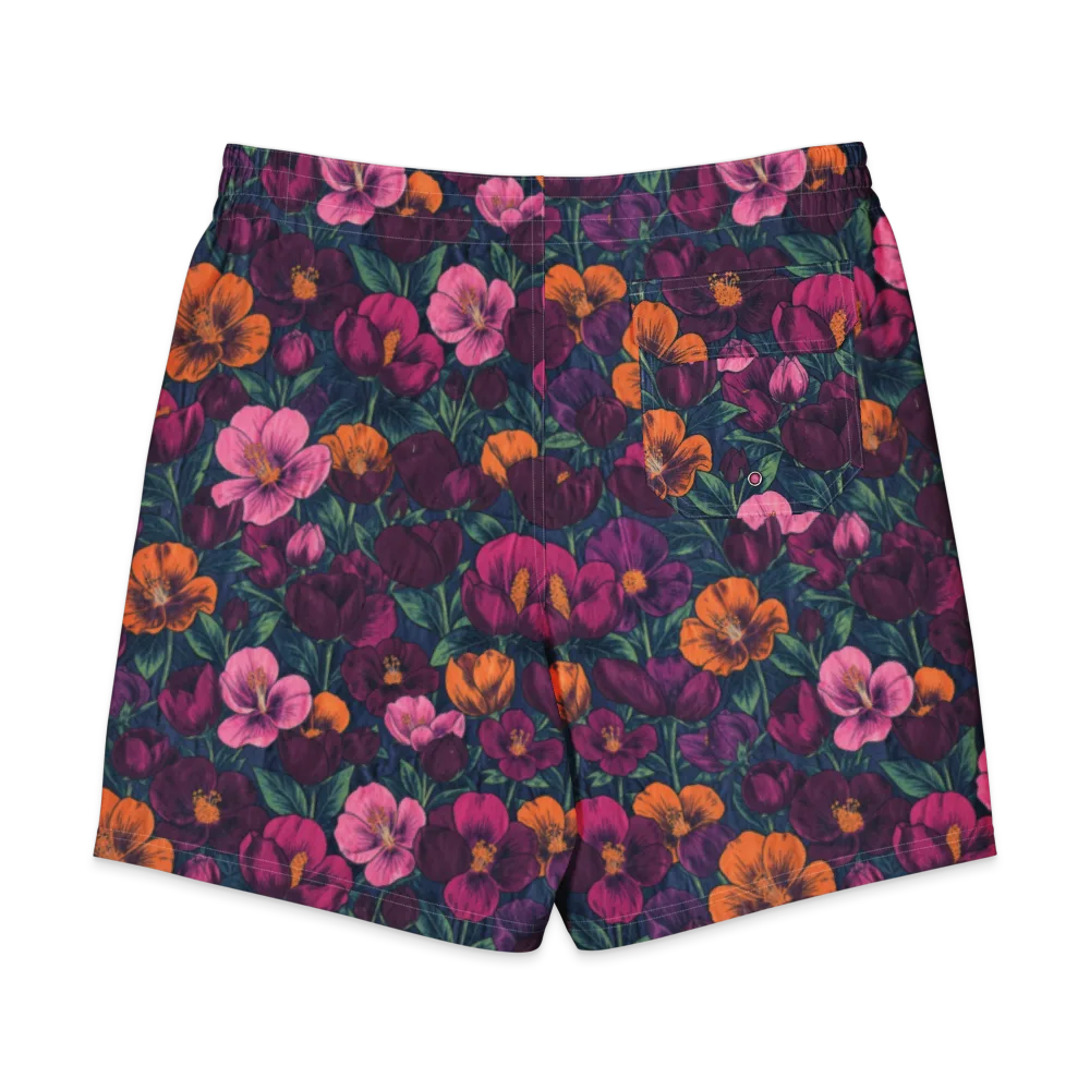 Indigo Hothouse on Men's Board Shorts — Back